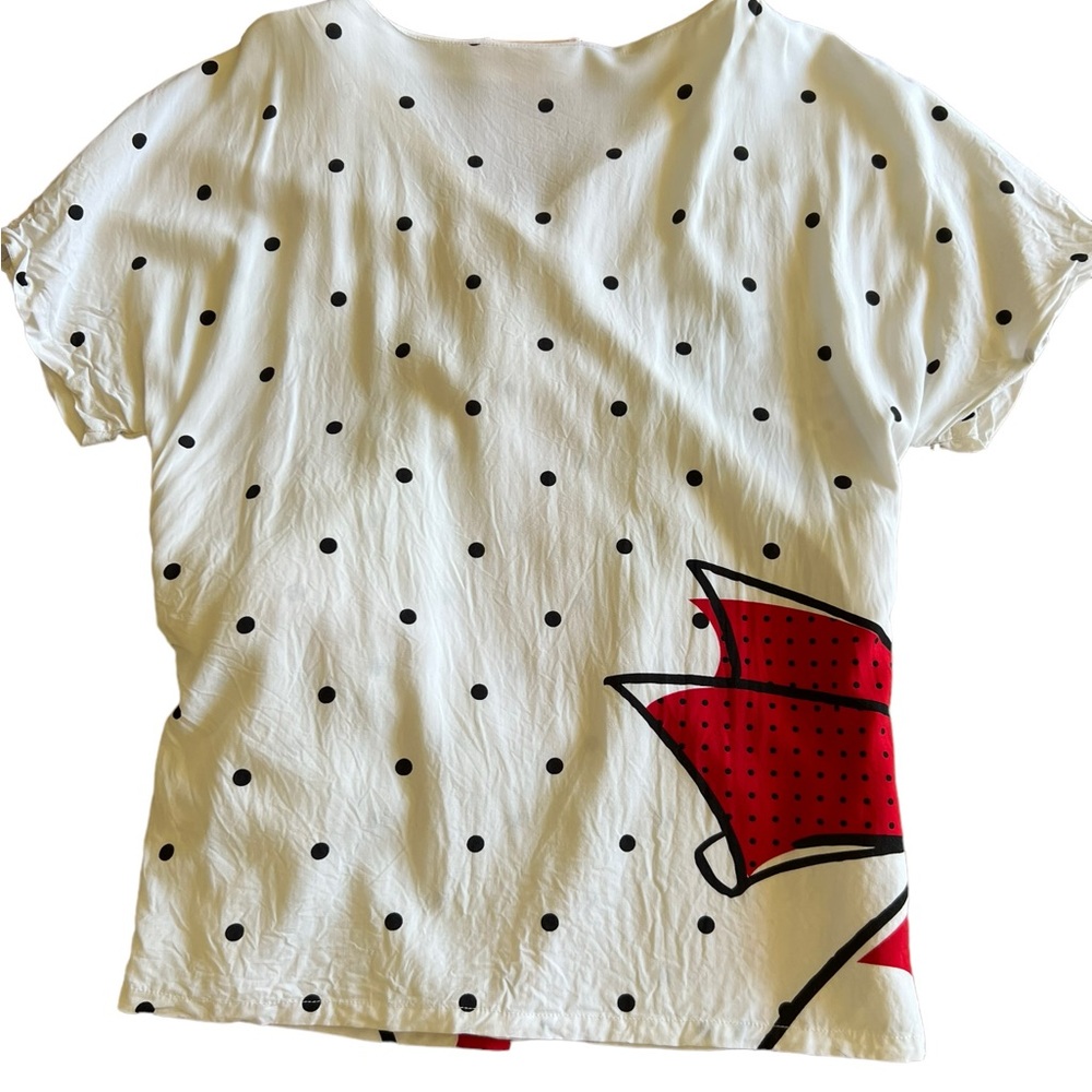 Minnie Mouse Disneyland Paris SideTie Top for Women Size XS - Picture 3 of 8
